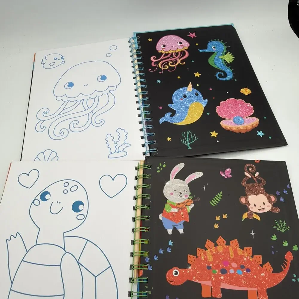 Arts & Crafts Activity, Foil Craft Animal DIY Art Fun Kits, No Mess Creativity 2